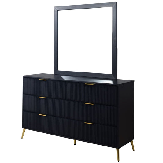 Kailani - 2 Piece Dresser & Mirror Set Dresser & Mirror by New Classic - Walls Furniture & Mattress