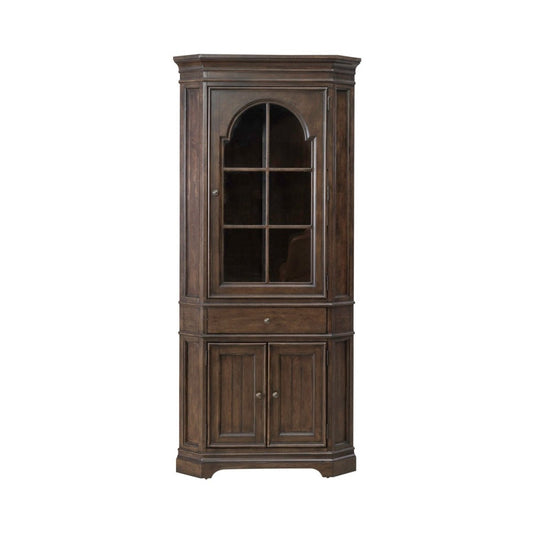 Arden Road - Corner Cabinet - Satin Cherry Accent Cabinets by Liberty Furniture - Walls Furniture & Mattress