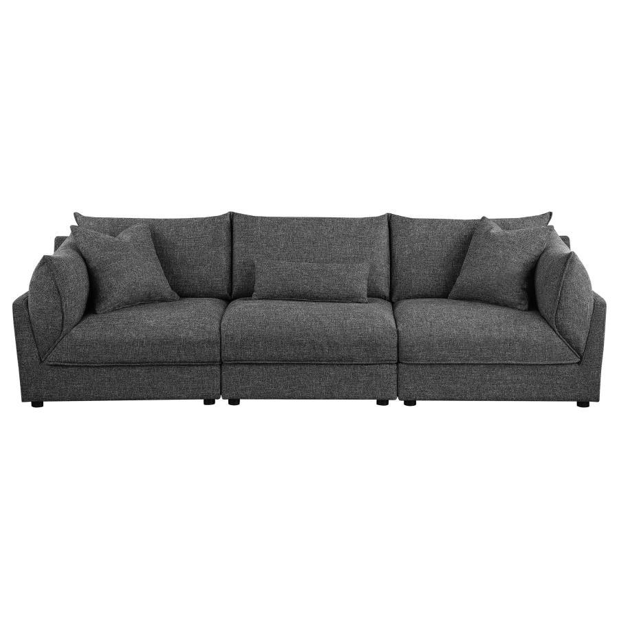 Sasha - Upholstered Modular Sectional Stationary Sectionals by Coaster Fine Furniture - Walls Furniture & Mattress