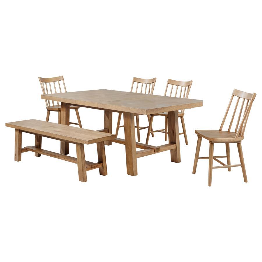 Middleton - Extension Leaf Dining Set 6 Piece Dining Room Sets by Coaster Fine Furniture - Walls Furniture & Mattress