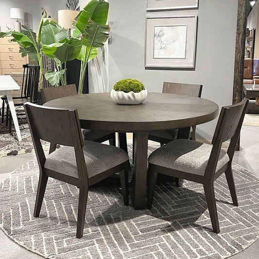 Cascade Falls - 5 Piece Pedestal Table Set - Brown 5 Piece Dining Room Sets by Liberty Furniture - Walls Furniture & Mattress