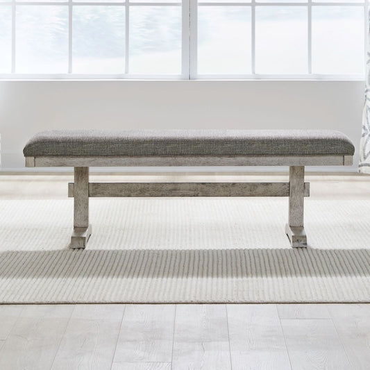 Hallendale - Upholstered Dining Bench (RTA) - White Upholstered Benches by Liberty Furniture - Walls Furniture & Mattress