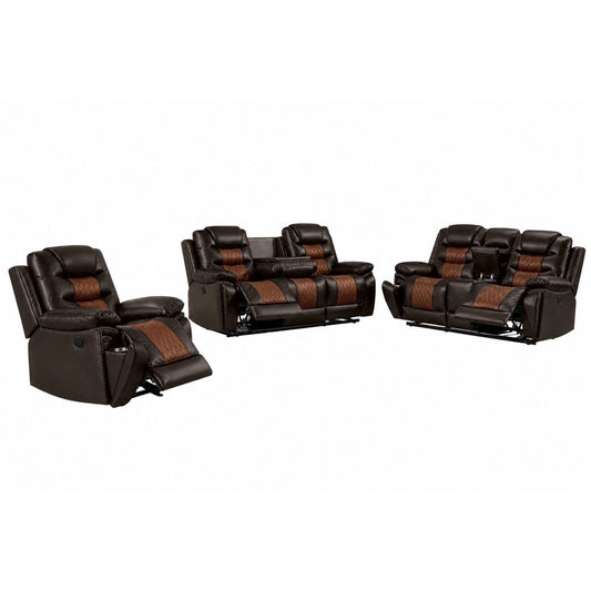 Nikko - Reclining Sofa Set Reclining Sofas & Loveseats by New Classic - Walls Furniture & Mattress