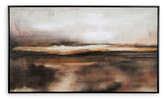 Drewland - Wall Art - Black / Brown / Orange Framed Prints by Signature Design by Ashley® - Walls Furniture & Mattress