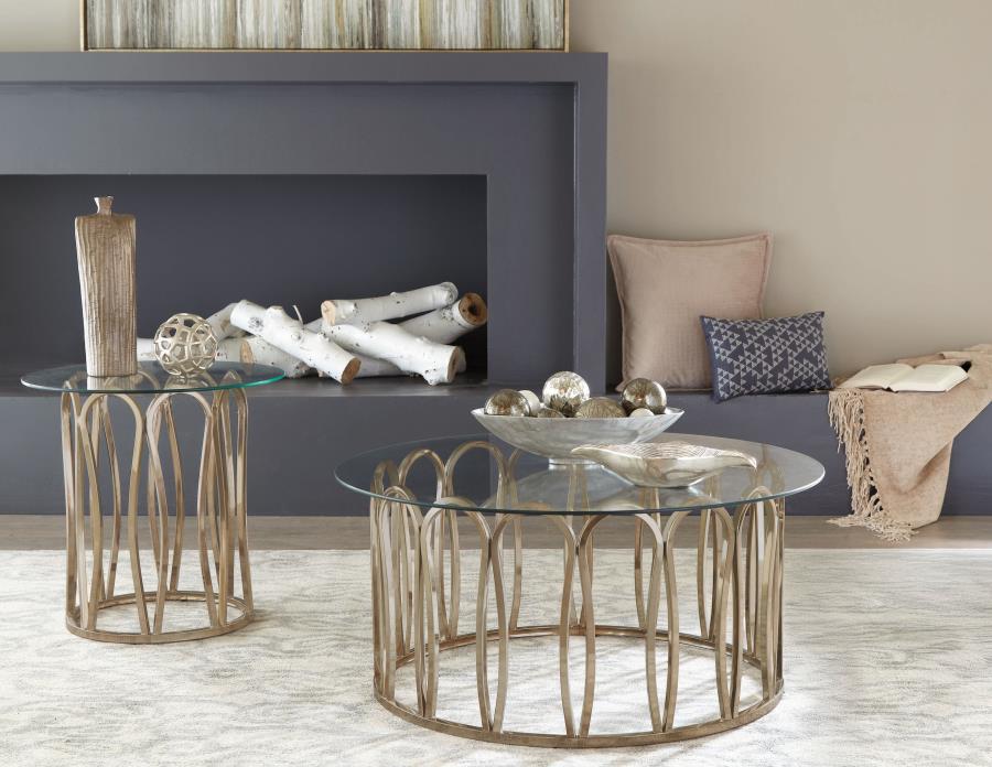 Monett - Coffee And End Table Set Table Sets by Coaster Fine Furniture - Walls Furniture & Mattress