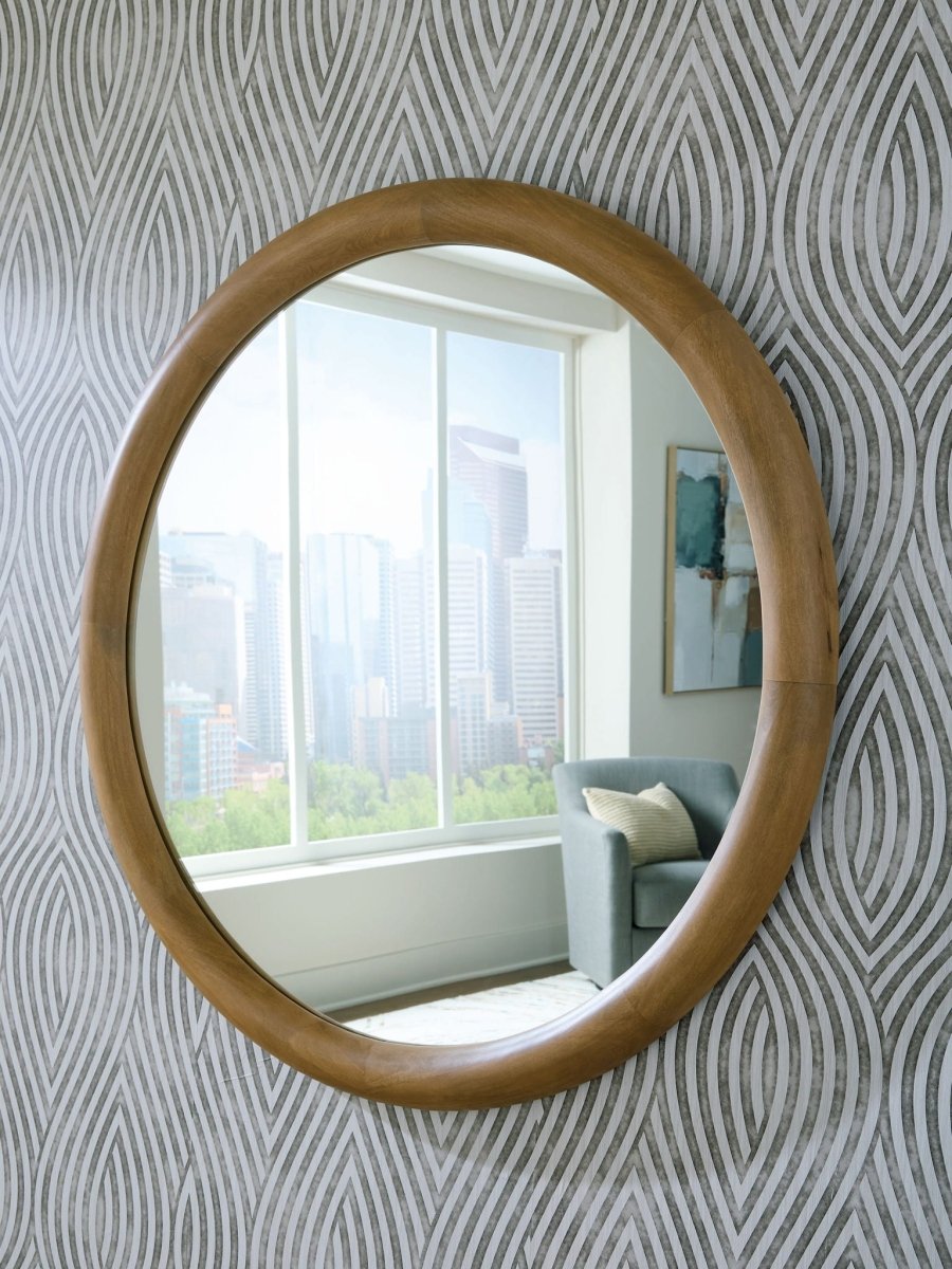 Yadiel - Brown - Accent Mirror Accent Mirrors by Signature Design by Ashley® - Walls Furniture & Mattress