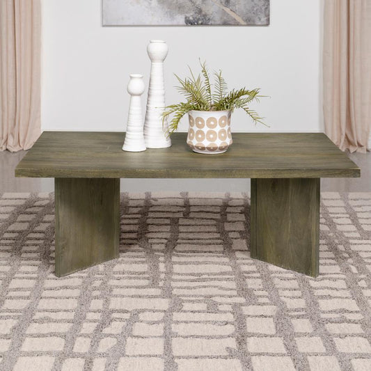 Andando - Rectangular Solid Wood Coffee Table - Mango Brown Coffee Tables by Coaster Fine Furniture - Walls Furniture & Mattress