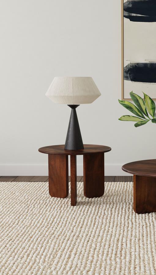 Dale - Round Solid Mango Wood Table End Tables by Coaster Fine Furniture - Walls Furniture & Mattress