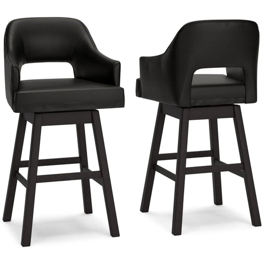 Tallenger - Upholstered Swivel Barstool (Set of 2) Stool Sets by Signature Design by Ashley® - Walls Furniture & Mattress