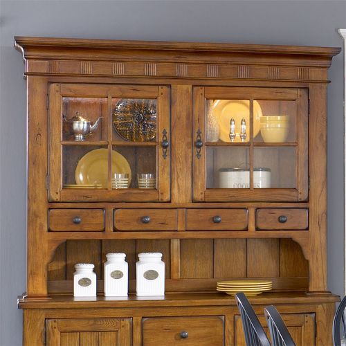 Treasures - Hutch - Light Brown Hutches by Liberty Furniture - Walls Furniture & Mattress