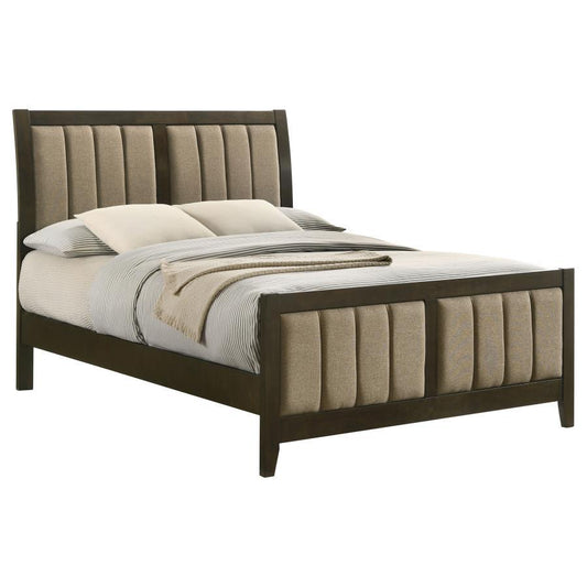 Wilkes - Upholstered Bed Upholstered Beds by Coaster Fine Furniture - Walls Furniture & Mattress