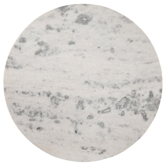 Ortega - Round Marble Top Wood Dining Table - Natural Dining Tables by CoasterElevations - Walls Furniture & Mattress