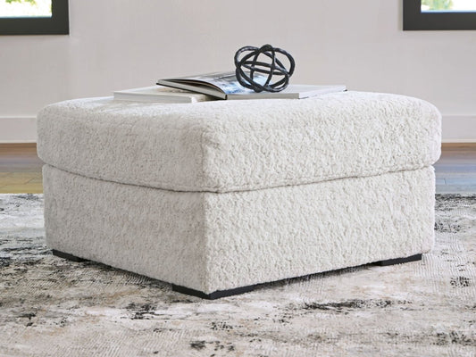 Cuddle Plush - Oversized Accent Ottoman - Arctic Accent Ottomans by Signature Design by Ashley® - Walls Furniture & Mattress