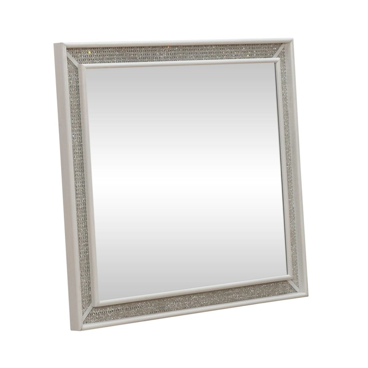 Reflections - Lighted Mirror - White Bedroom Mirrors by Liberty Furniture - Walls Furniture & Mattress