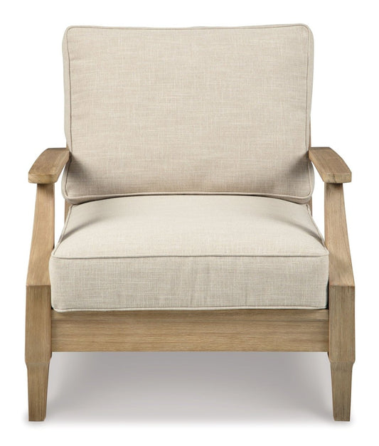Clare View - Lounge Chair w/Cushion - Beige Arm Chairs by Signature Design by Ashley® - Walls Furniture & Mattress