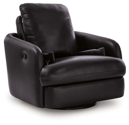 ModMax II - Swivel Glider Recliner - Black Swivel Glider Chairs by Signature Design by Ashley® - Walls Furniture & Mattress