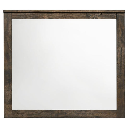 Woodmont - Dresser Mirror - Rustic Golden Brown Mirrors by CoasterEveryday - Walls Furniture & Mattress