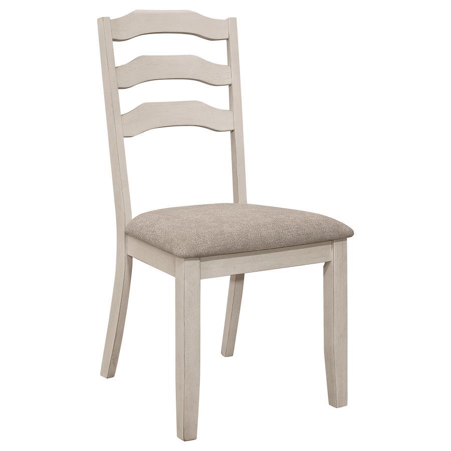 Ronnie - Wood Dining Side Chair (Set of 2) - Rustic Cream Chair Sets by Coaster Fine Furniture - Walls Furniture & Mattress