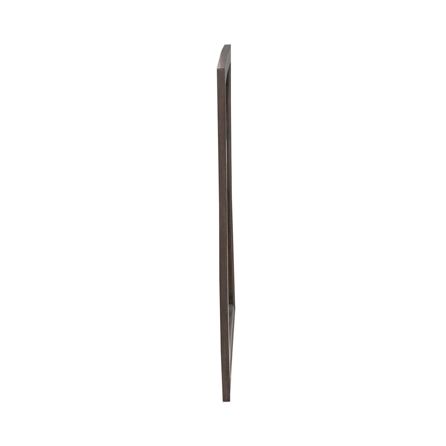 Modern Edge - Landscape Mirror - Brown