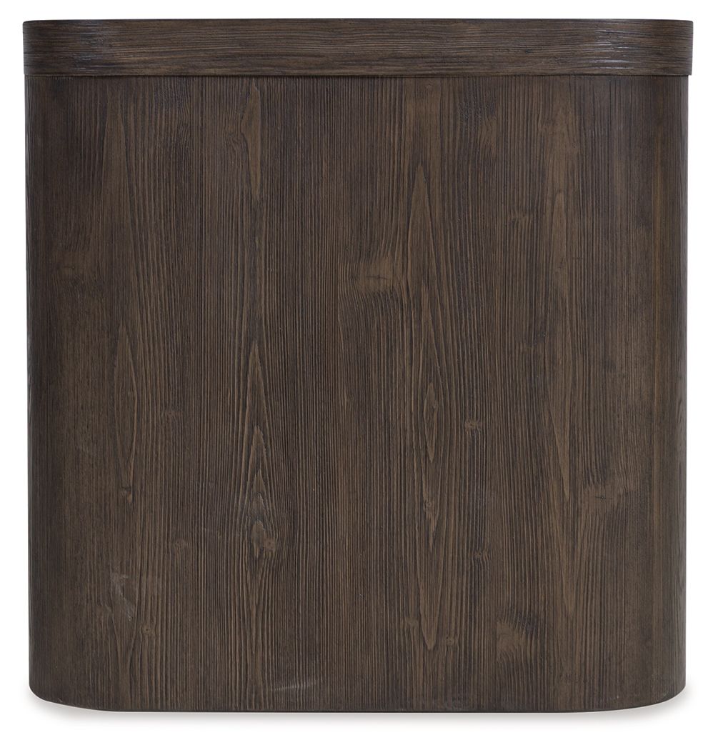 Neo - Rich Brown - Square End Table End Tables by Luxe - Walls Furniture & Mattress