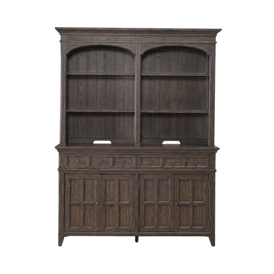 Paradise Valley - Hutch & Buffet - Dark Brown Hutches & Buffets by Liberty Furniture - Walls Furniture & Mattress
