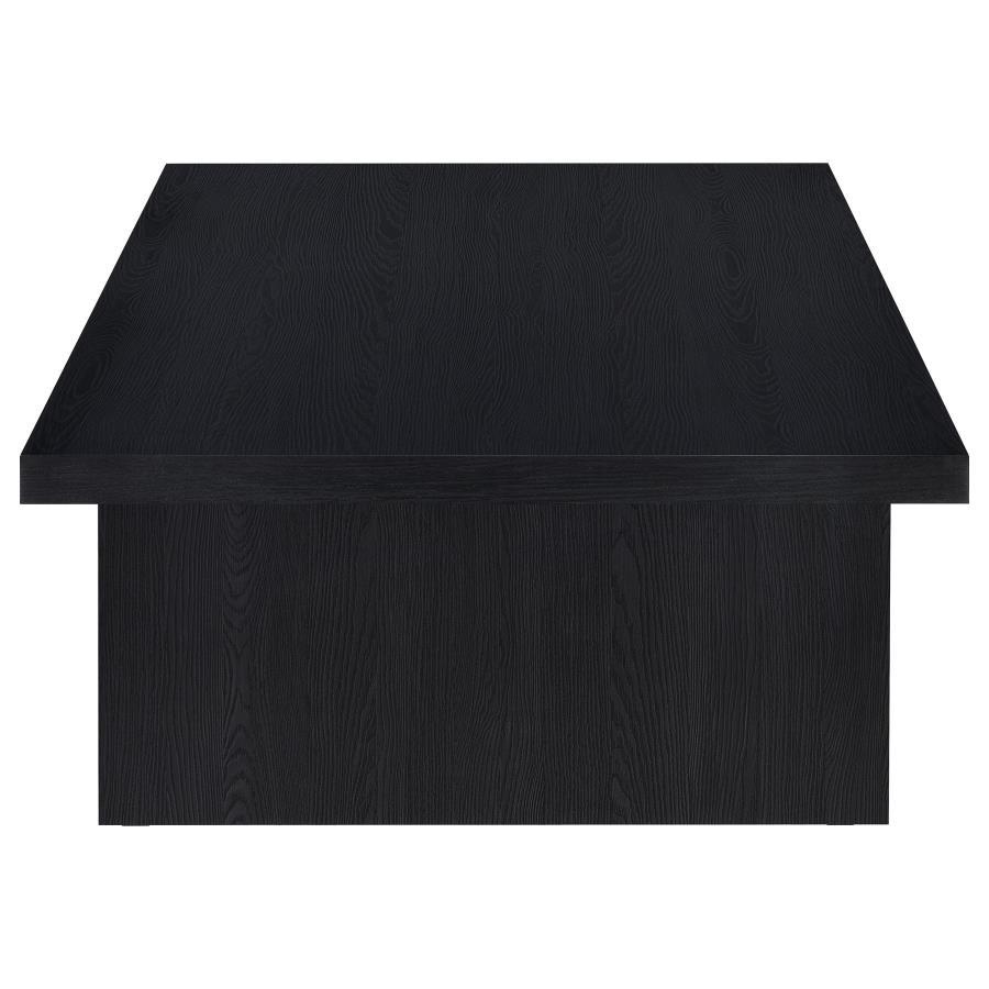 Max - Rectangular Engineered Laminate Coffee Table - Black Coffee Tables by Coaster Fine Furniture - Walls Furniture & Mattress