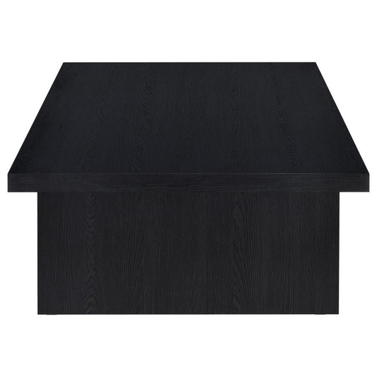 Max - Rectangular Engineered Laminate Coffee Table - Black Coffee Tables by Coaster Fine Furniture - Walls Furniture & Mattress