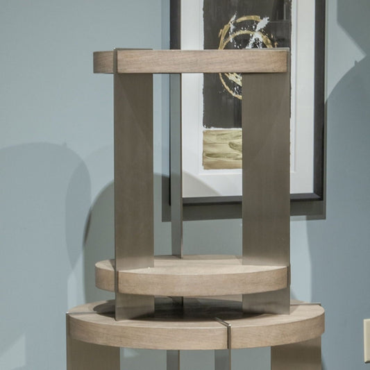 Harlow - Chairside Table - Light Brown Chair Side Tables by Liberty Furniture - Walls Furniture & Mattress