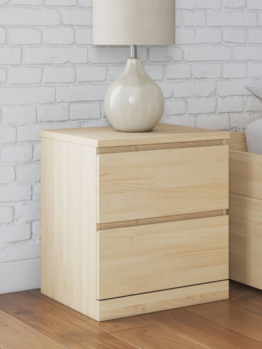 Onita - Two Drawer Night Stand Accent Nightstands by Signature Design by Ashley® - Walls Furniture & Mattress