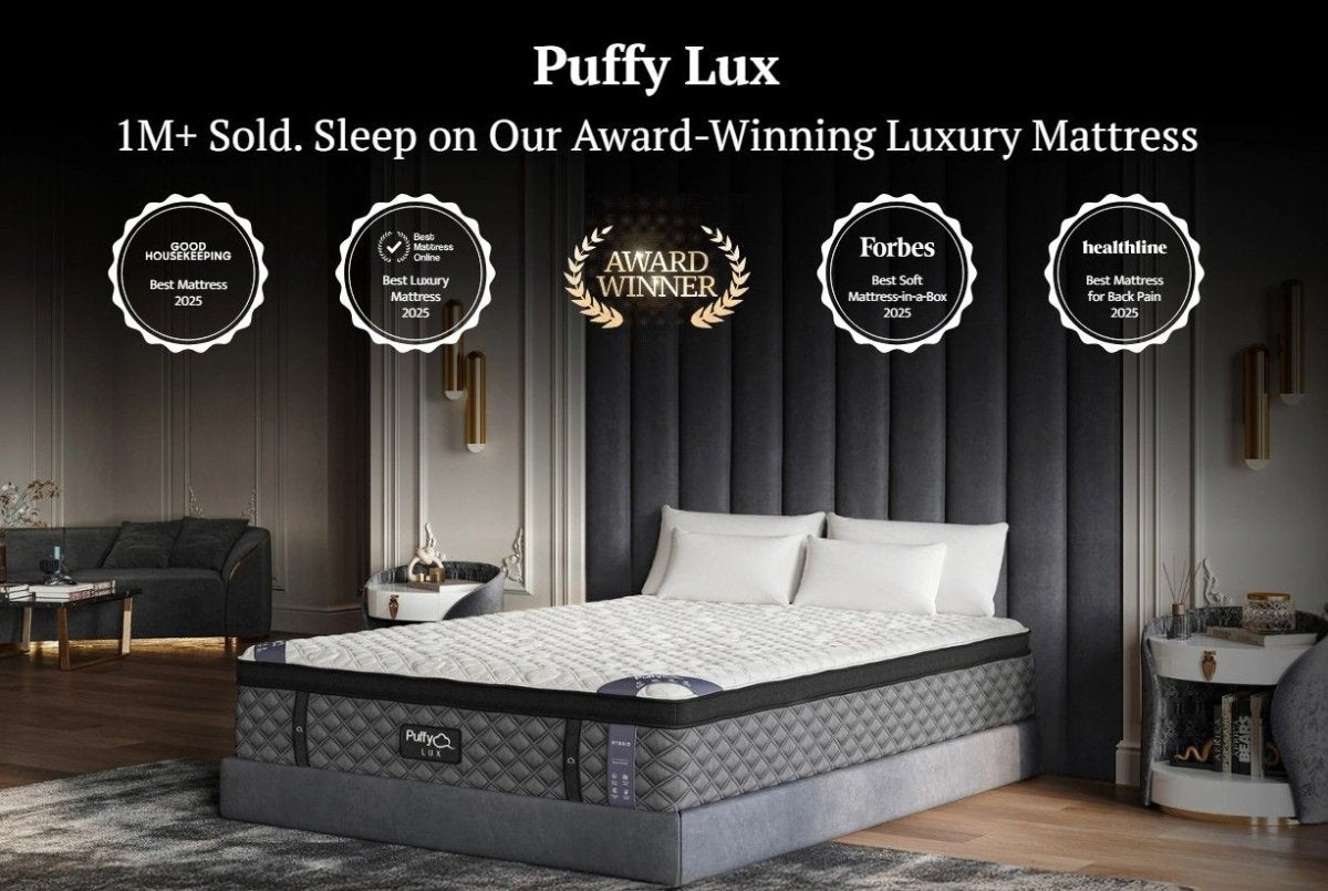 Puffy Lux Queen Hybrid Mattress Hybrid Mattresses by Puffy - Walls Furniture & Mattress