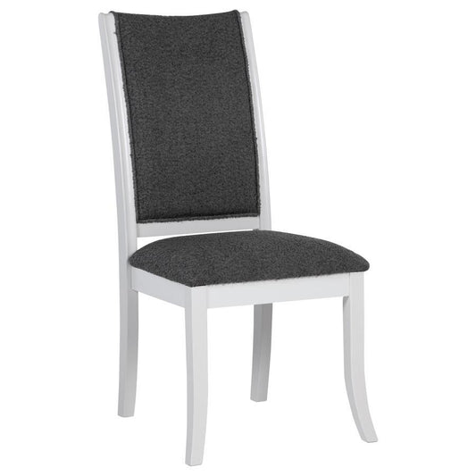 Judd - Upholstered Dining Side Chair (Set of 2) - Pearl White Chair Sets by Coaster Fine Furniture - Walls Furniture & Mattress