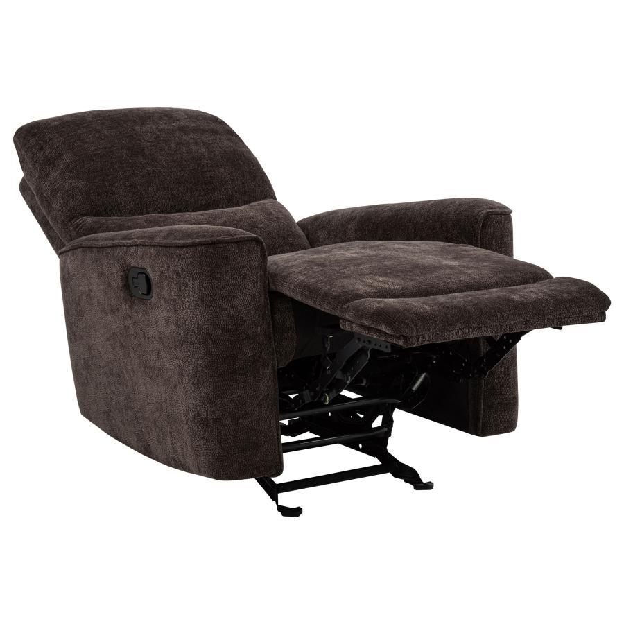 Navarro - Chenille Upholstered Glider Recliner Glider Chairs by Coaster Fine Furniture - Walls Furniture & Mattress