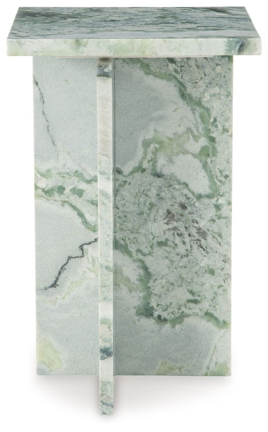 Deaconwell - Accent Table - White / Green Accent Tables by Signature Design by Ashley® - Walls Furniture & Mattress