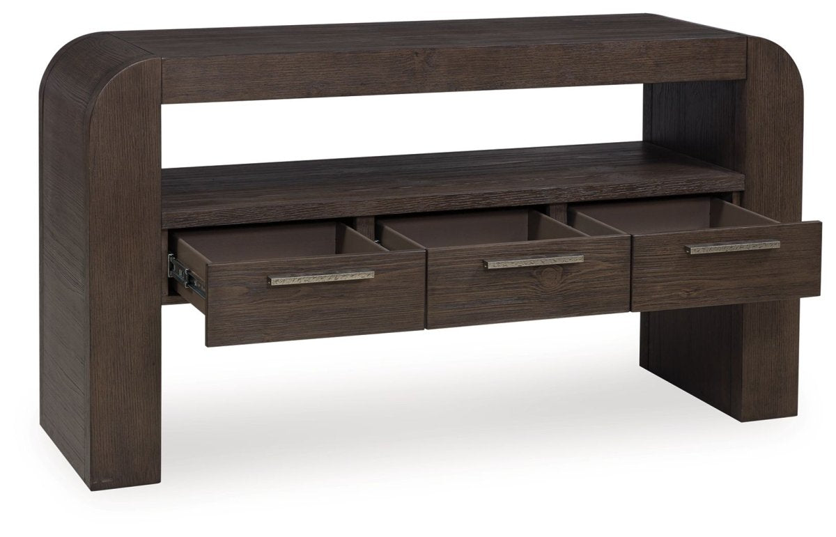 Neo - Rich Brown - Console Console Tables by Luxe - Walls Furniture & Mattress