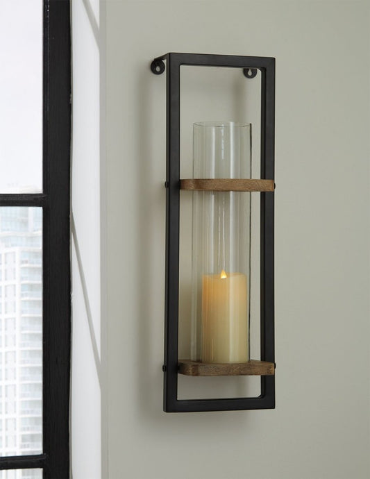 Colburn - Wall Sconce - Natural / Black Sconces by Signature Design by Ashley® - Walls Furniture & Mattress