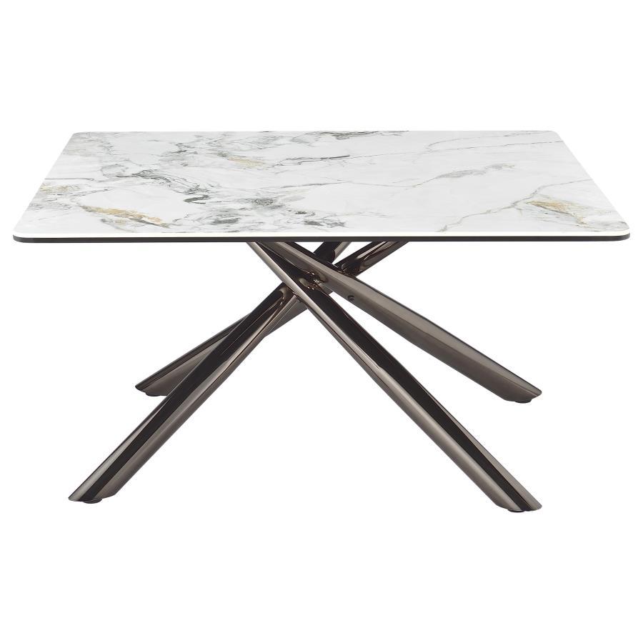 Carvell - Square Sintered Stone Table End Tables by Coaster Fine Furniture - Walls Furniture & Mattress