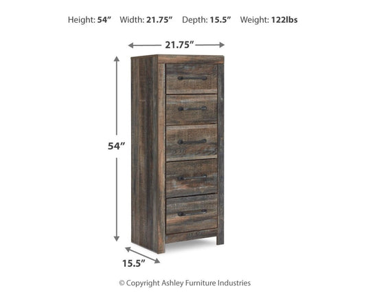 Drystan - Narrow Chest - Brown / Beige Accent Chests by Signature Design by Ashley® - Walls Furniture & Mattress