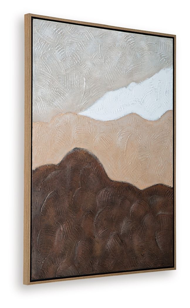 Fanthorne - Tan / Brown / White - Wall Art Canvas Art by Signature Design by Ashley® - Walls Furniture & Mattress