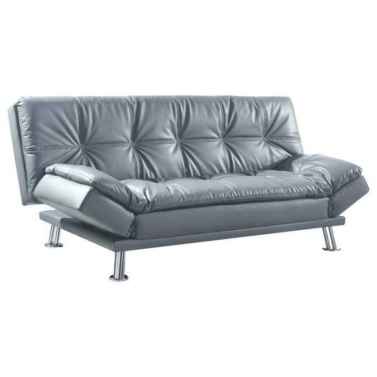 Dilleston - Upholstered Tufted Convertible Sofa Bed Futon Sofas by CoasterEssence - Walls Furniture & Mattress
