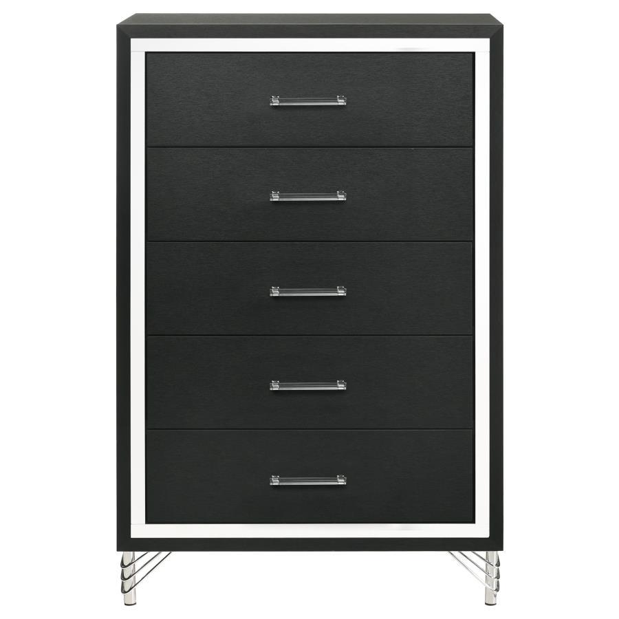 Lucia - 5 - Drawer Bedroom Chest Accent Chests by Coaster Fine Furniture - Walls Furniture & Mattress