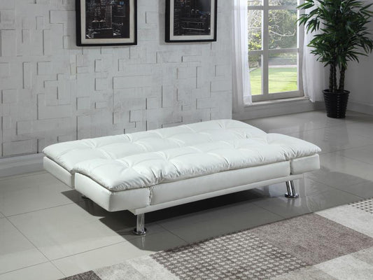 Dilleston - Upholstered Tufted Convertible Sofa Bed Futon Sofas by CoasterEssence - Walls Furniture & Mattress
