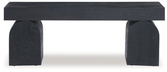 HoLGrove - Accent Bench - Black Accent Benches by Signature Design by Ashley® - Walls Furniture & Mattress
