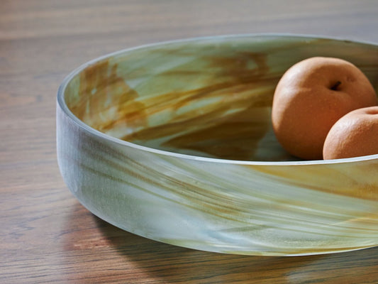 Bannington - Bowl - Sage Green Plates & Bowls by Signature Design by Ashley® - Walls Furniture & Mattress