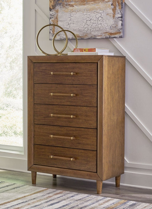 Lyncott - Five Drawer Chest - Brown Accent Chests by Signature Design by Ashley® - Walls Furniture & Mattress