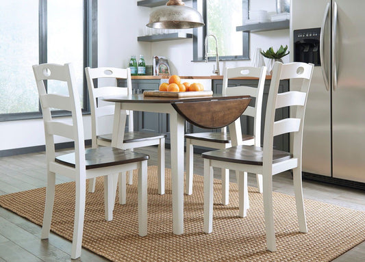 Woodanville - Round Dining Table Set 3 Piece Dining Room Sets by Signature Design by Ashley® - Walls Furniture & Mattress