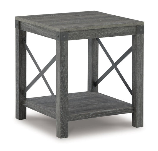 Freedan - 3 Pc. - Coffee Table, 2 End Tables - Grayish Brown Table Sets by Signature Design by Ashley® - Walls Furniture & Mattress