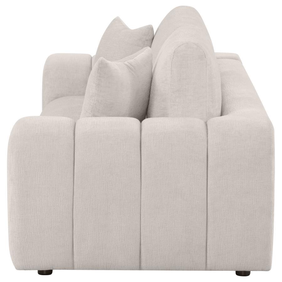 Burnett - Chenille Upholstered Wide Arm Sofa Stationary Sofas by Coaster Fine Furniture - Walls Furniture & Mattress