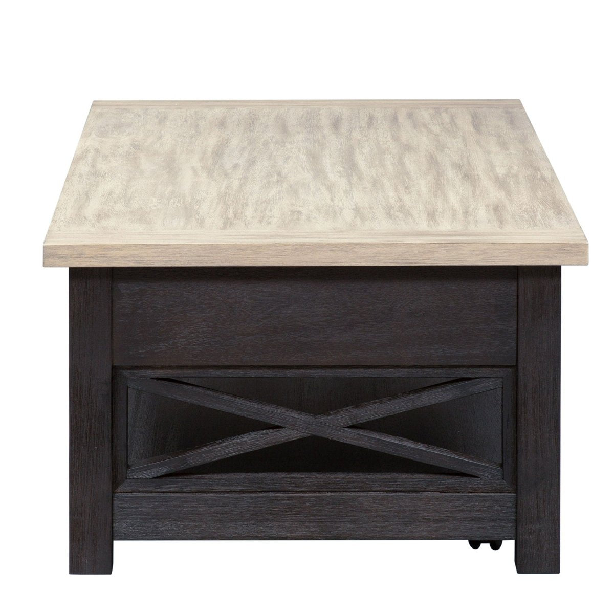 Heatherbrook - Lift Top Cocktail Table - Black Cocktail Tables by Liberty Furniture - Walls Furniture & Mattress