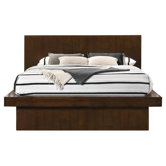 Jessica - Wood LED Panel Bed Platform Beds by CoasterEssence - Walls Furniture & Mattress