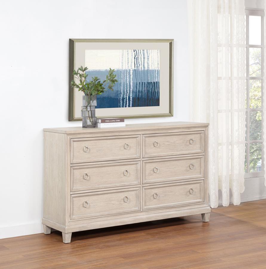 Pembroke - 6 - Drawer Bedroom Dresser Cabinet Dressers by Coaster Fine Furniture - Walls Furniture & Mattress
